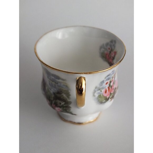 RARE Paragon Teacup and Saucer Marlborough Courting Couple Made in England   - Picture 7 of 16